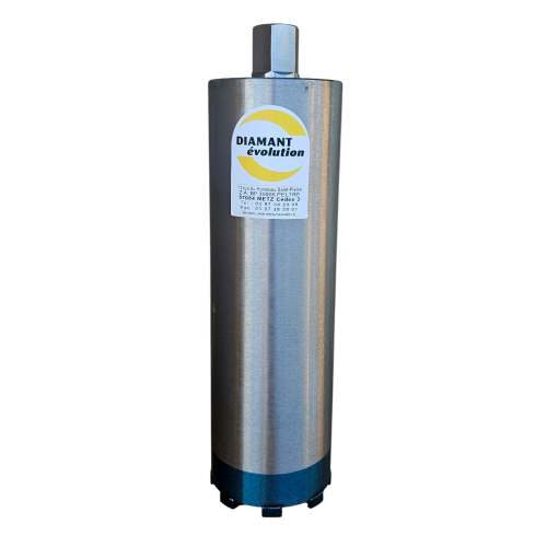 Couronne avec segment diamant pour carotteuse